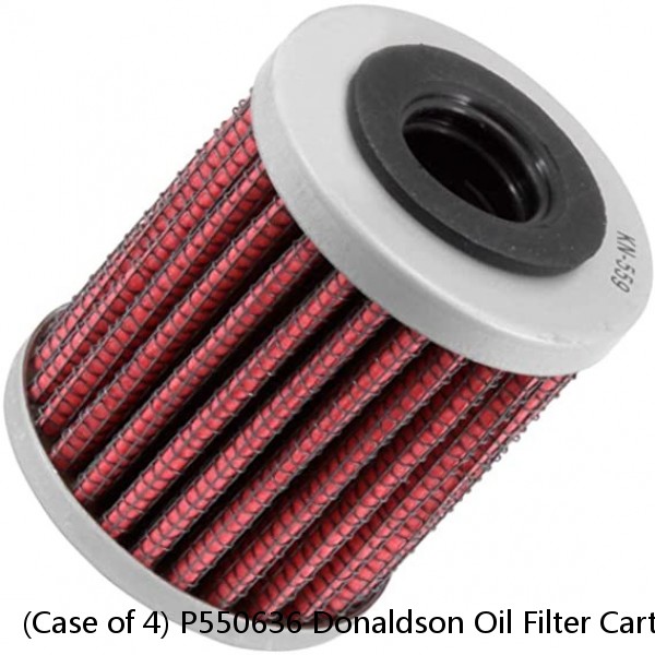 (Case of 4) P550636 Donaldson Oil Filter Cartridge Type