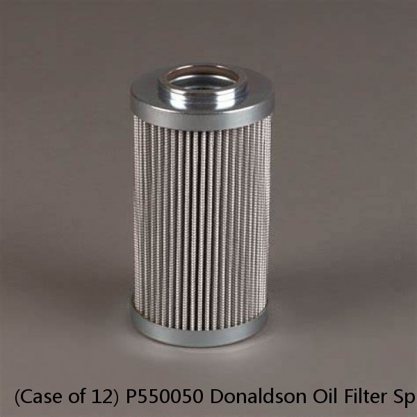(Case of 12) P550050 Donaldson Oil Filter Spin On