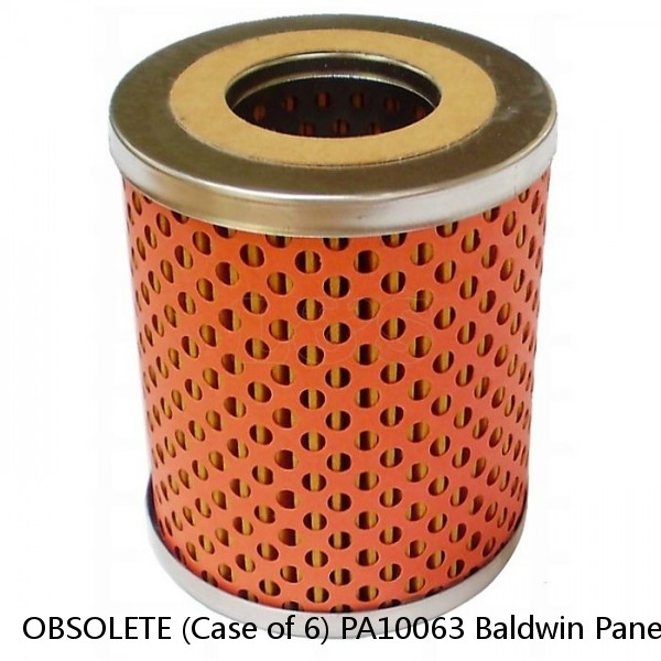 OBSOLETE (Case of 6) PA10063 Baldwin Panel Air Element with Foam Pad
