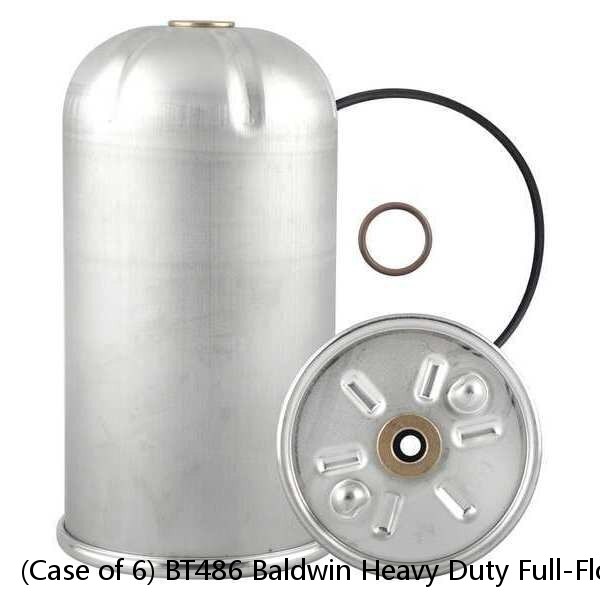 (Case of 6) BT486 Baldwin Heavy Duty Full-Flow Lube Spin-on John Deere AR98329, AR101278