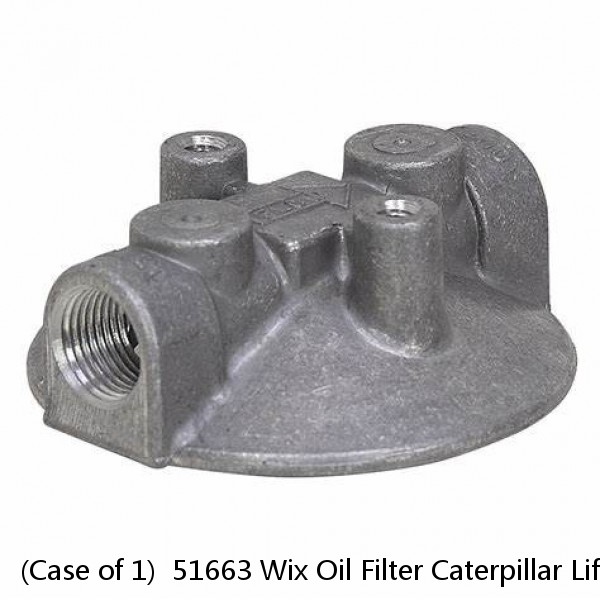 (Case of 1)  51663 Wix Oil Filter Caterpillar Lift Truck Model 601 Motor Gas New Holland Equipment BT260-10 P573999 P556005 HF6005