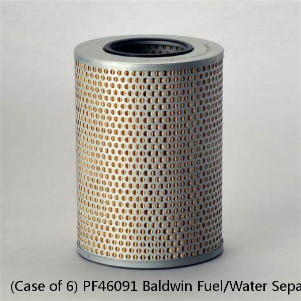 (Case of 6) PF46091 Baldwin Fuel/Water Separator Element