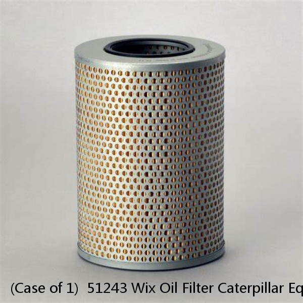 (Case of 1)  51243 Wix Oil Filter Caterpillar Equipment Model Cb414 6Kd-On Motor John Deere Clark Lift Truck L1243 BT259 P550020 LF678 W936/4 W20