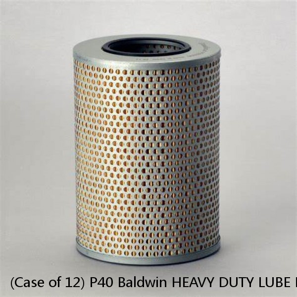 (Case of 12) P40 Baldwin HEAVY DUTY LUBE ELEMENT
