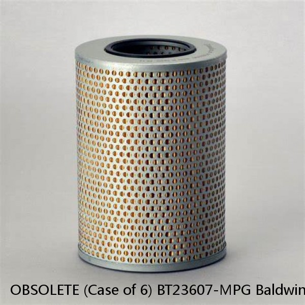 OBSOLETE (Case of 6) BT23607-MPG Baldwin Maximum Performance Glass Hydraulic Spin-on Case KHJ17730, 47635916