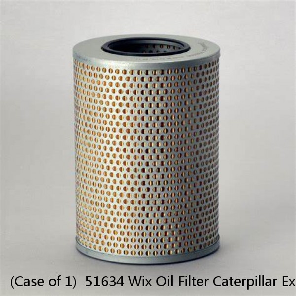 (Case of 1)  51634 Wix Oil Filter Caterpillar Excavators Model 205 3Hc-On 205 Hmbp 1494 Motor Deutz PT7616 P173485 H1290/1