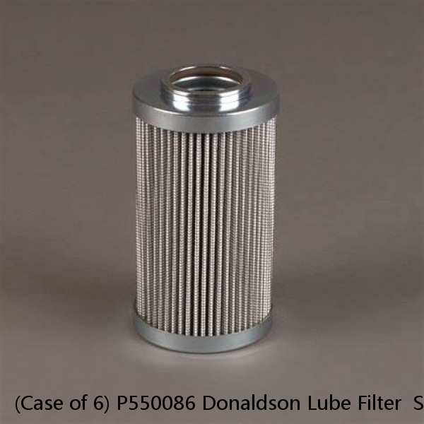 (Case of 6) P550086 Donaldson Lube Filter  Spin-On Full Flow KOMATSU 6136515120