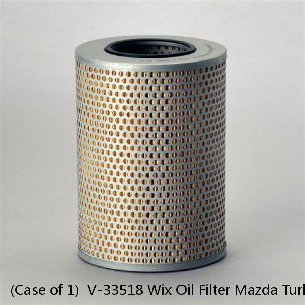 (Case of 1)  V-33518 Wix Oil Filter Mazda Turbo T45 PF7698 P550437 FF5418