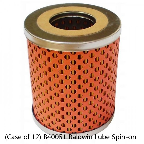 (Case of 12) B40051 Baldwin Lube Spin-on #1 image