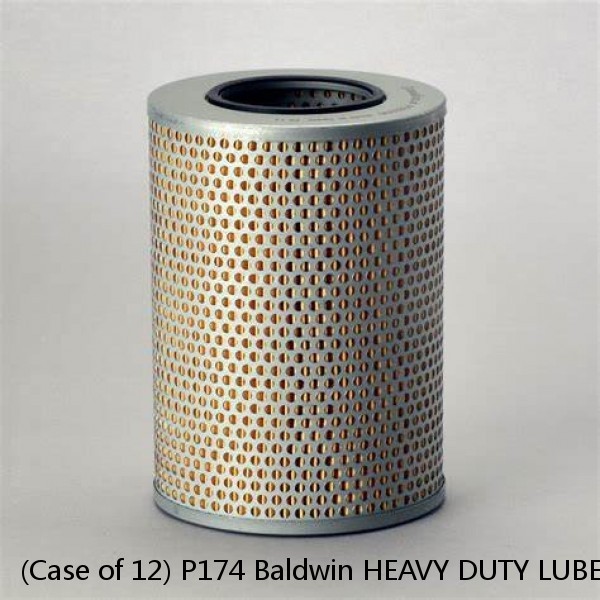 (Case of 12) P174 Baldwin HEAVY DUTY LUBE ELEMENT #1 image