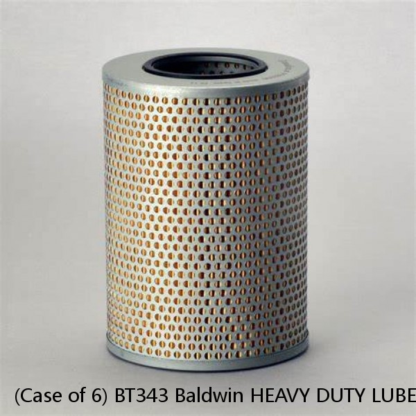 (Case of 6) BT343 Baldwin HEAVY DUTY LUBE SPIN-ON #1 image